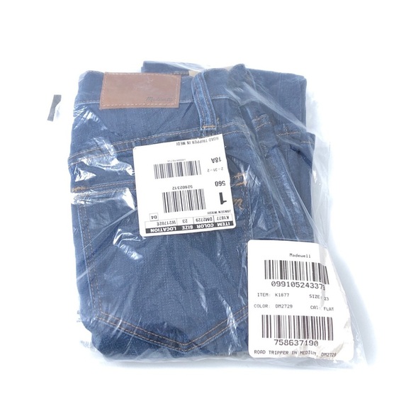 Madewell Road Trip Denim Jeggings Blue Denim Jean Stretchy Pants Jansen Wash 23 - Picture 4 of 5